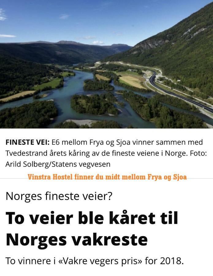 Vinstra Hostel Buitenkant foto